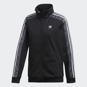 ADIDAS TEXTILE TRACK TOP BLACK DU9879<br>Noir