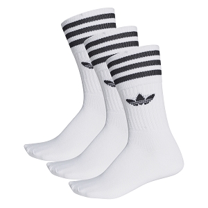 ADIDAS TEXTILE SOLID CREW SOCK S21489<br>Blanc