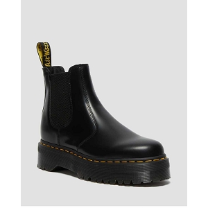 DOC MARTENS 2976 QUAD POLISHED SMOOTH 24687001<br>Noir