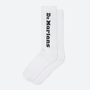 DOC MARTENS VERTICAL LOGO SOCK AD075100<br>Blanc