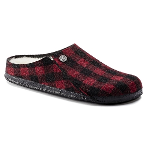 BIRKENSTOCK ZERMATT RIVET PLAID RED 1017542<br>Rouge