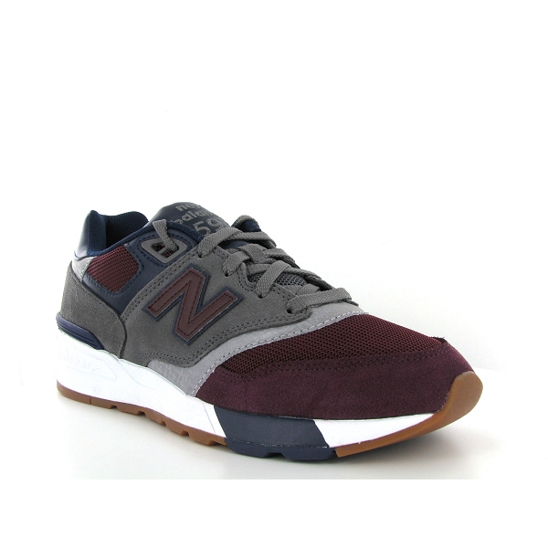 New balance sneakers ml597 d bgn greyred gris3359201_2