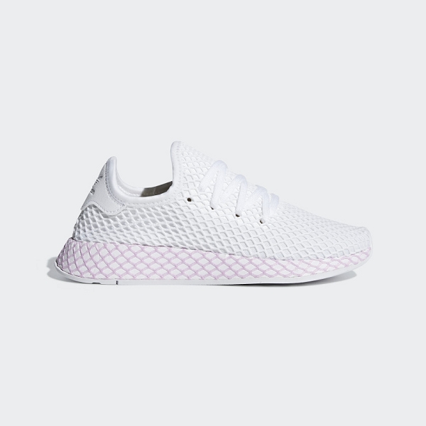 adidas deerupt blanche et rose