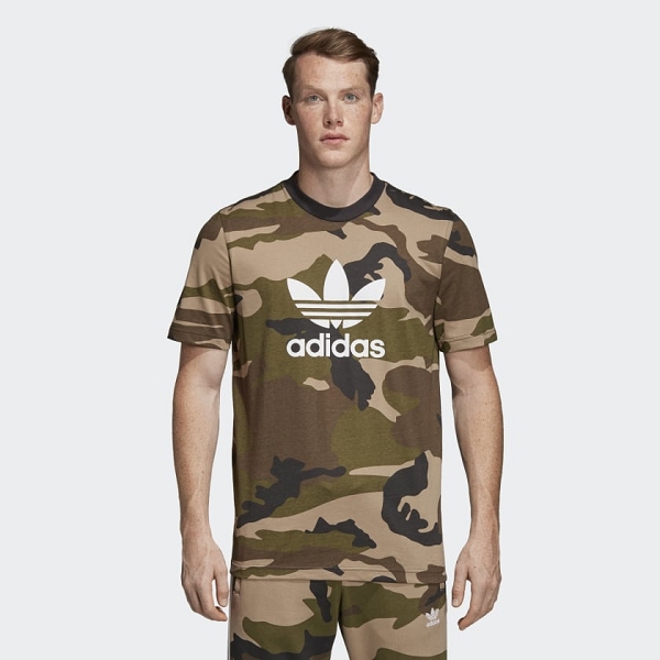 Adidas textile tee shirt camo tee multco dv2067 camouflage