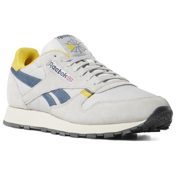 Reebok sneakers cl leather mu steel cn7177 gris