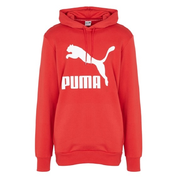 Puma  textile sweat classic logo hoody rouge