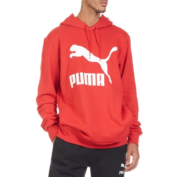 Puma  textile sweat classic logo hoody rougeA188001_2