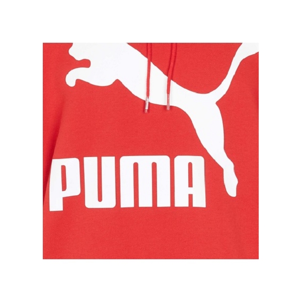 Puma  textile sweat classic logo hoody rougeA188001_3