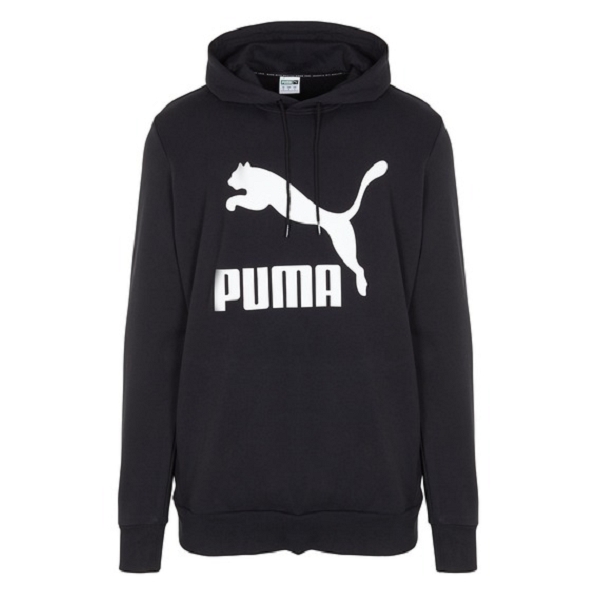 Puma  textile sweat classic logo hoody noir
