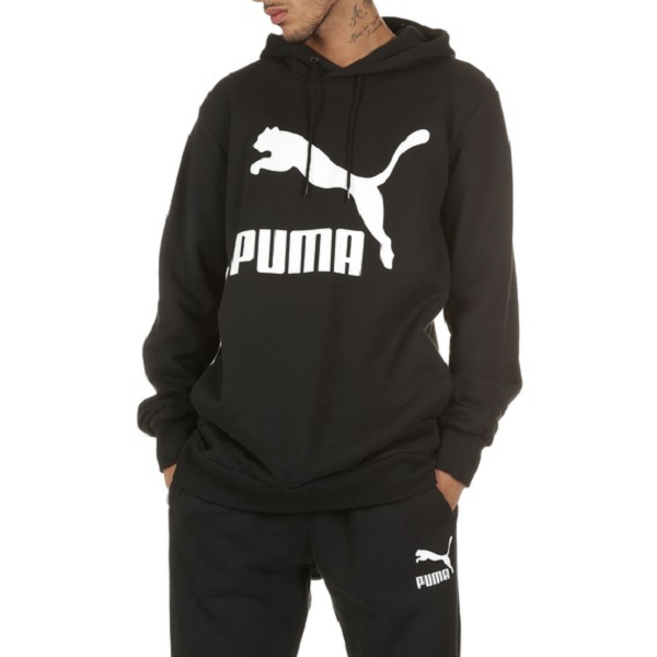 Puma  textile sweat classic logo hoody noirA188002_2