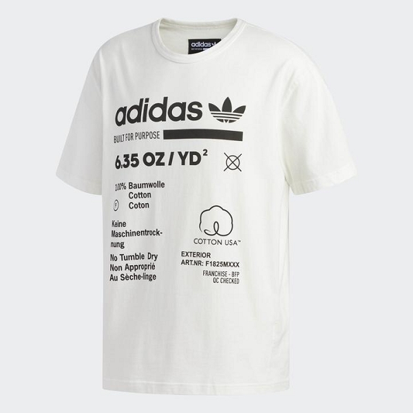Adidas textile tee shirt kaval grp tee noir