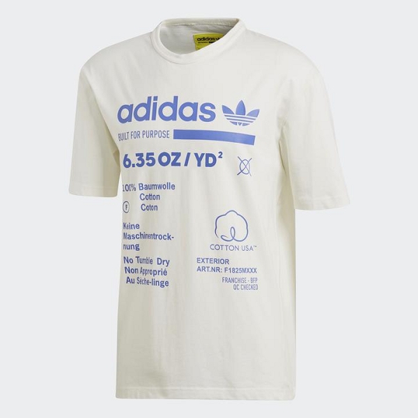 Adidas textile tee shirt kaval grp tee bleu