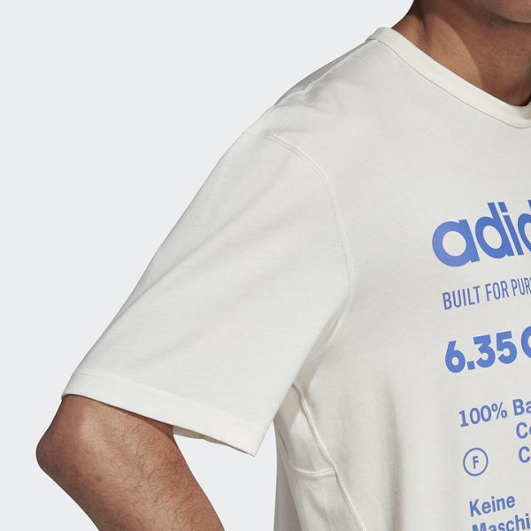 Adidas textile tee shirt kaval grp tee bleuA190702_6