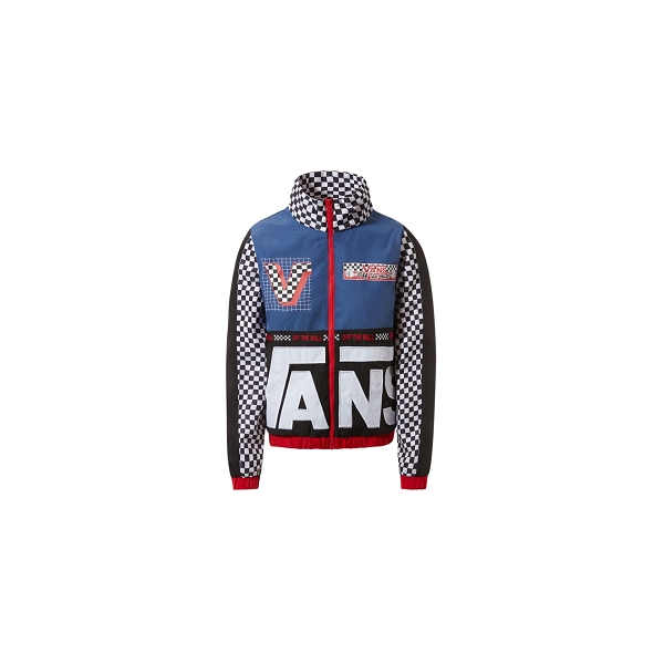 Vans textile veste bmx jacket true navy bleu