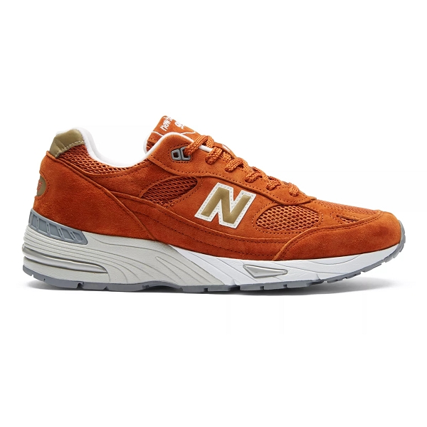 New balance uk usa sneakers m991 burnt orange marron
