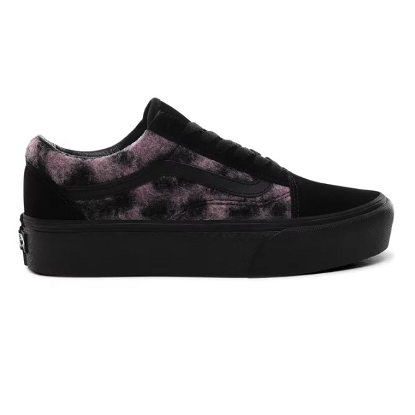 Vans sneakers ua old skool platform mix leopard pinkblack noir