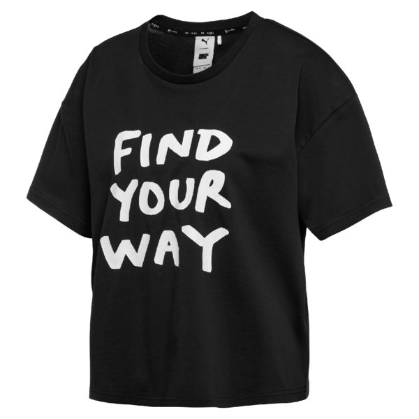 Puma  textile tee shirt puma x shantell martin tee noir