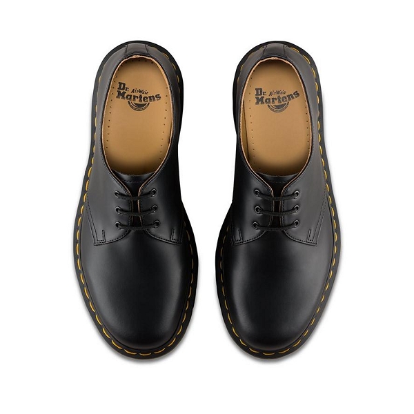 Doc martens derby 1461 black smooth 11838002 noirD015501_6