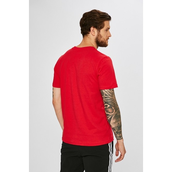 Adidas textile tee shirt palemston tee rougeD016303_4