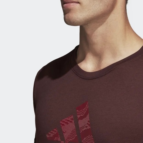 Adidas textile tee shirt freelift logo di0403 bordeauxD025301_4