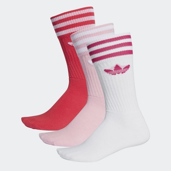 Adidas textile famille solid crew sock dy0383 rose