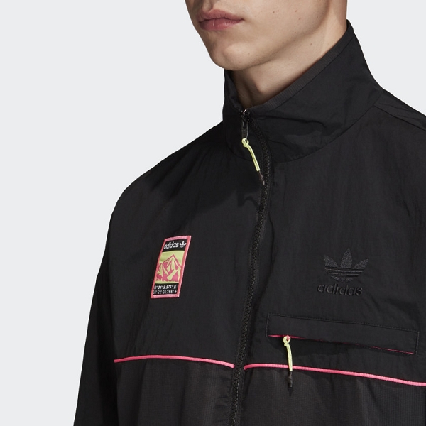 Adidas textile sweat track top noirD050501_5
