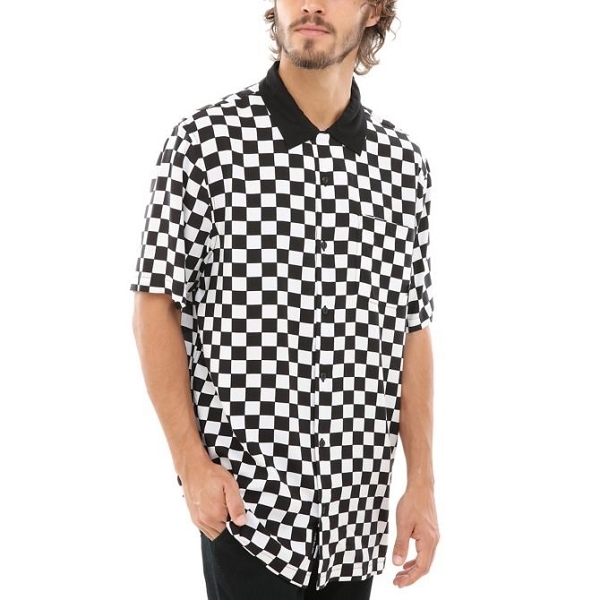 Vans textile tee shirt mn checker camp ss multicoloreE008001_2