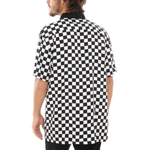 Vans textile tee shirt mn checker camp ss multicoloreE008001_3