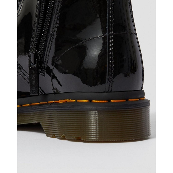 Doc martens bottines et boots 1490 black patent lamper 25277001 vernisE036001_4