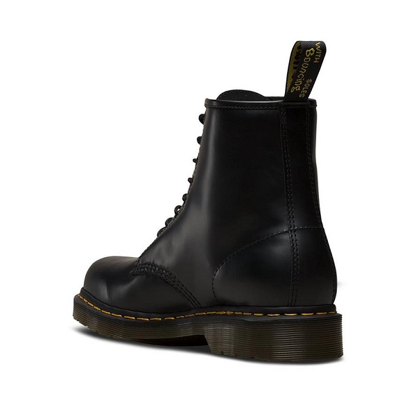 Doc martens bottines et boots 1460 black smooth noirE036201_3