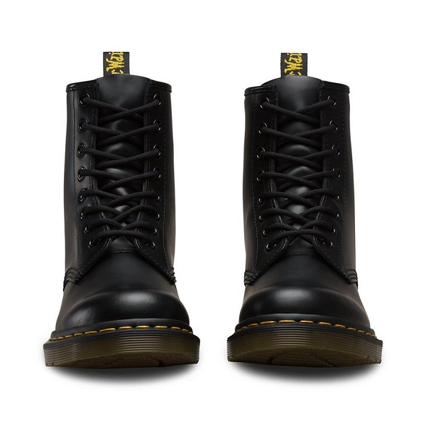 Doc martens bottines et boots 1460 black smooth noirE036201_6