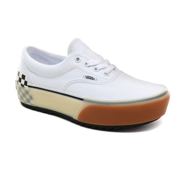Vans sneakers era stacked white checkerboard blancE037101_2