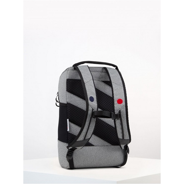Pinqponq sac-a-dos cubik medium backpack vivid monochrome grisE041301_3