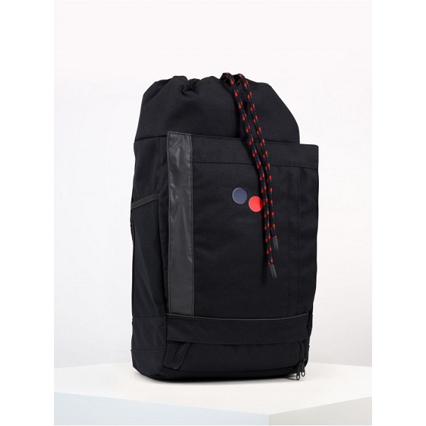 Pinqponq sac-a-dos blok medium backpack licorice bl noir