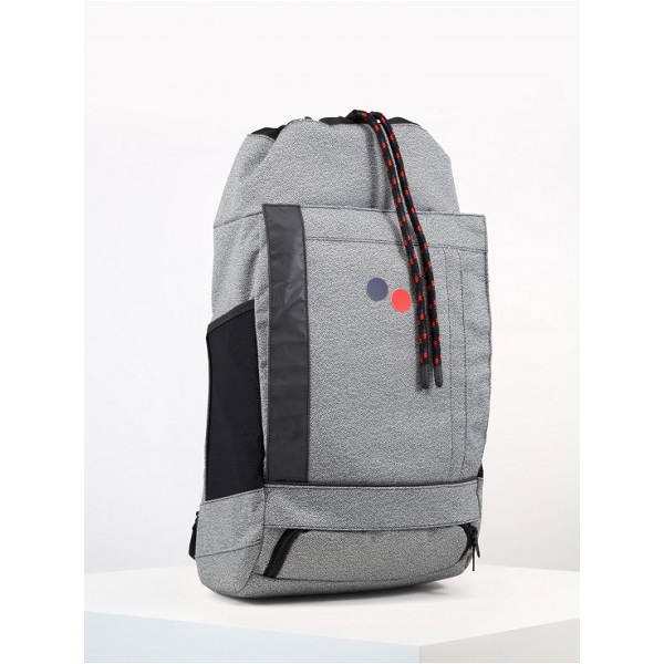 Pinqponq sac-a-dos blok medium backpack vivid monochrome gris