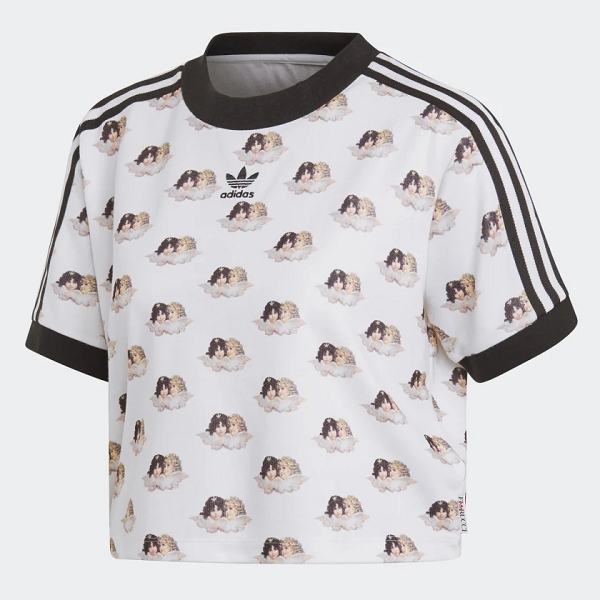 Adidas textile tee shirt tshirt multicolore ed0218 multicolore