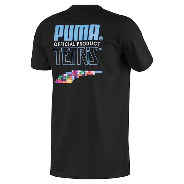 Puma  textile tee shirt puma x tetris tee black noirE062001_2