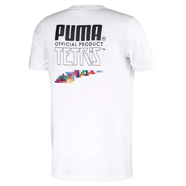 Puma  textile tee shirt puma x tetris tee white blancE062101_2