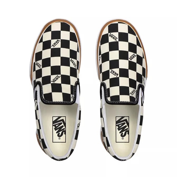Vans sneakers classic slip on stacked checkerboard vno4tzvvlv1 blancE072401_6