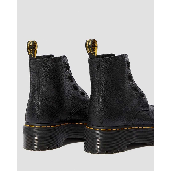 Doc martens bottines et boots sinclair milled nappa 22564001 noirE112601_5