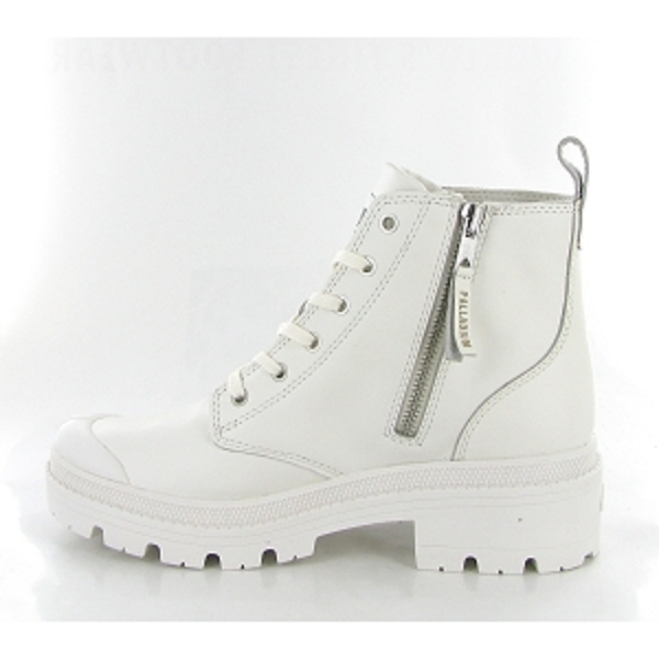 Palladium bottines et boots pallabase leather w blancE121102_3