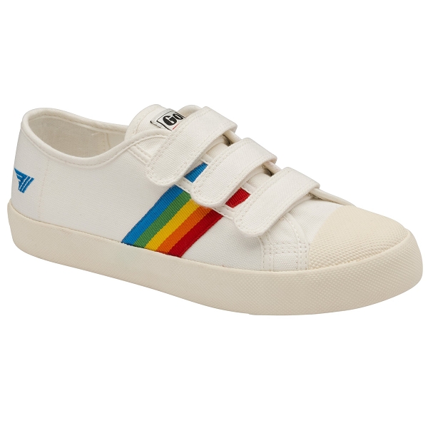 Gola sneakers coaster rainbow velclro cla976 blanc
