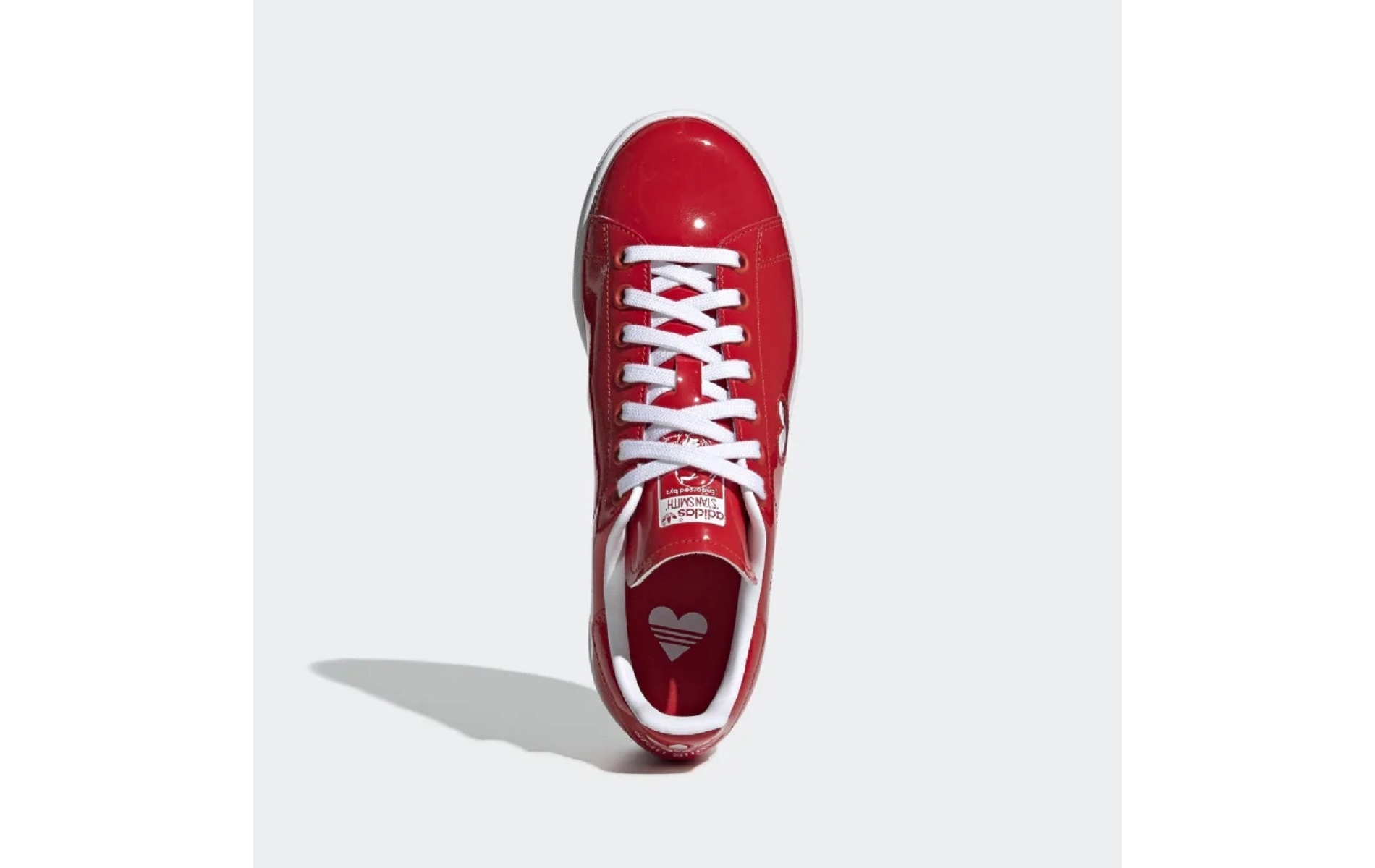 stan smith vernis rouge