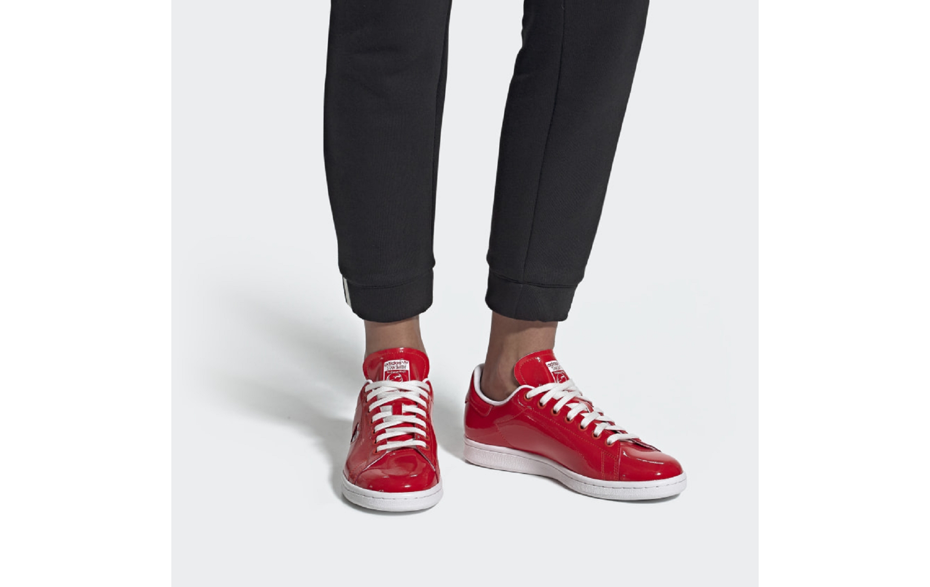 adidas stan smith rouge vernis