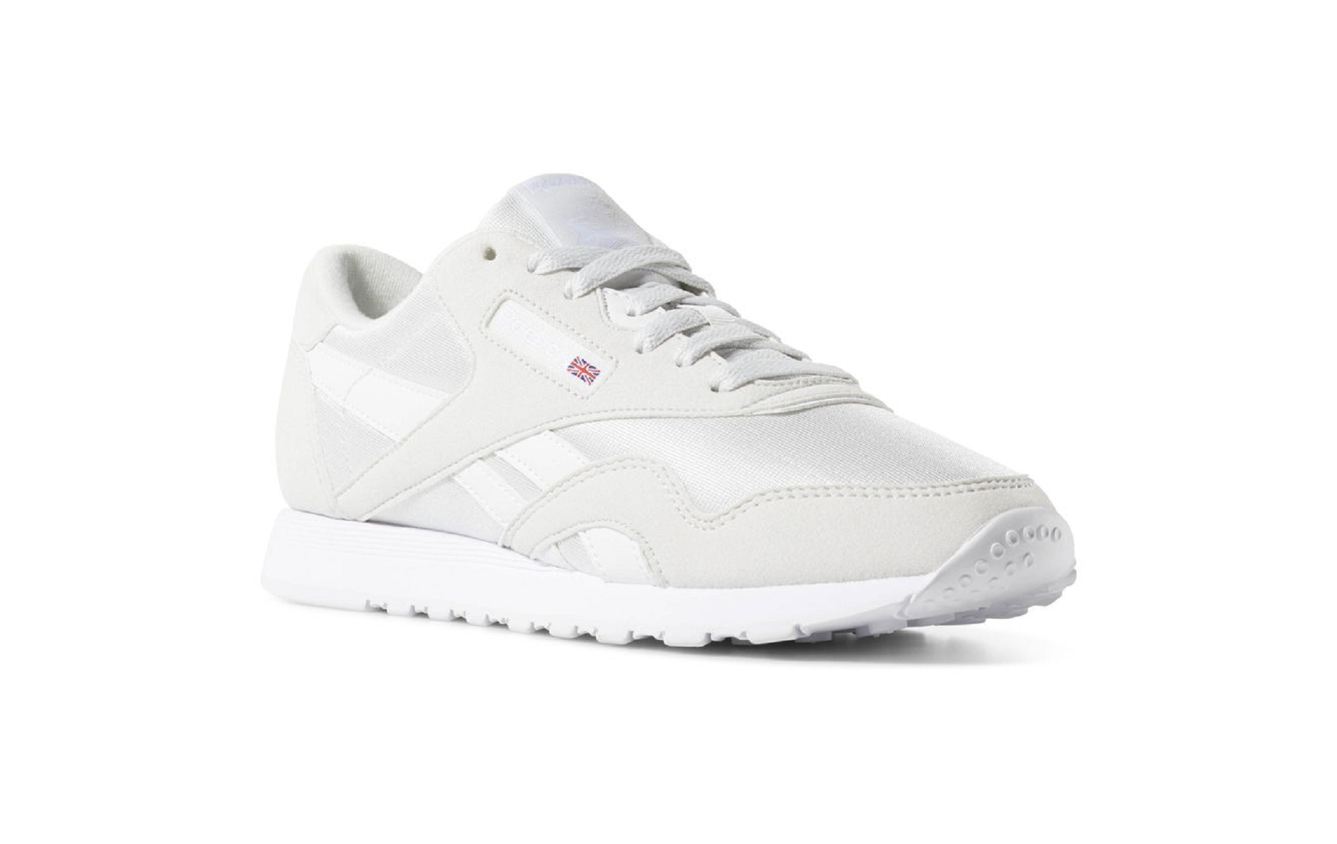 reebok classic nylon blanche