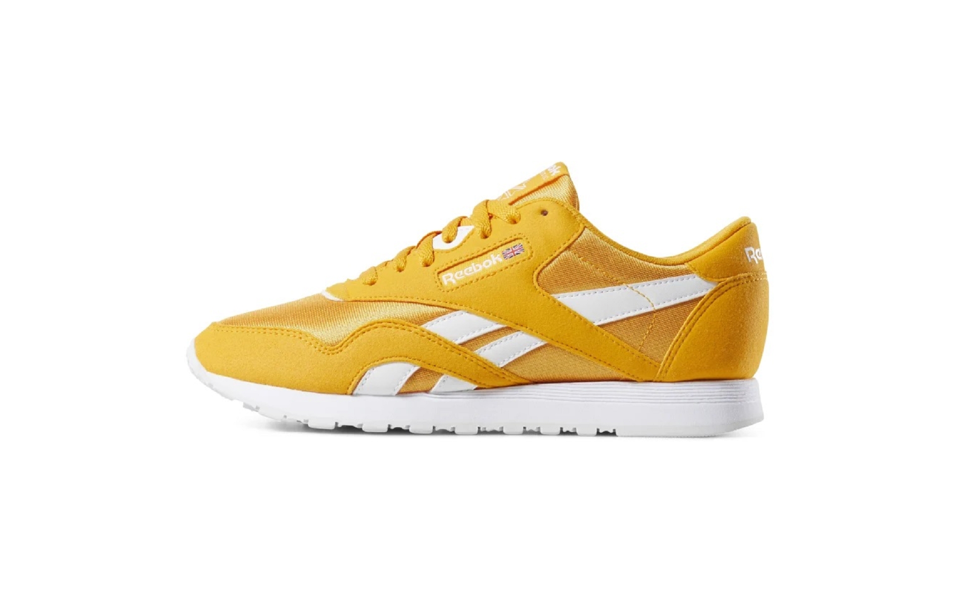 reebok classic nylon jaune femme