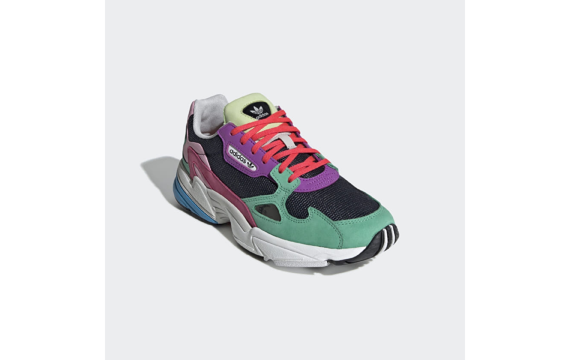 adidas falcon noir multicolore