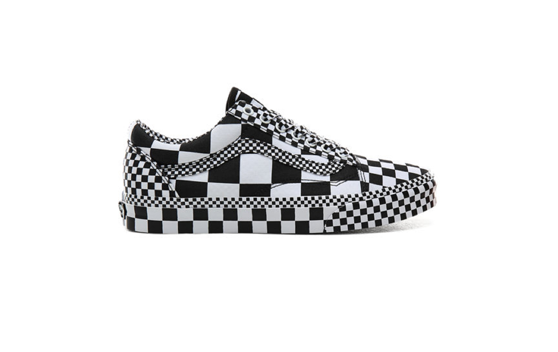 vans carreaux lacets
