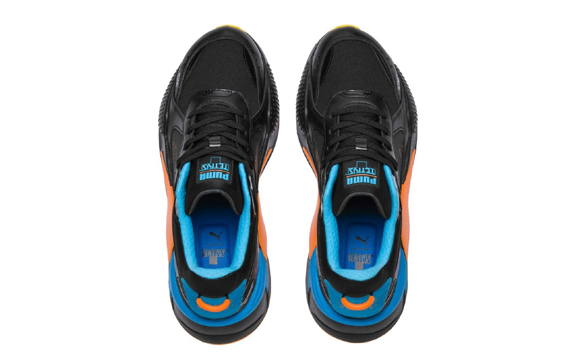 puma rs x noir et doré